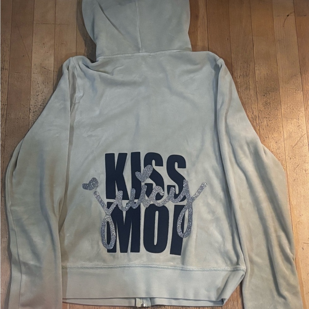 Juicy Couture Cream/ light sage Hoodie